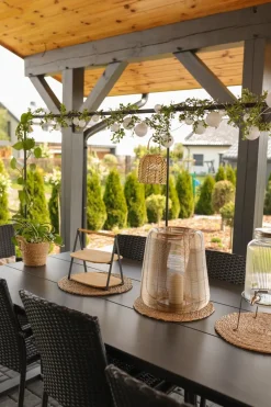 Girlanda Cottonbals nieb-żółt-bia 16 lampek