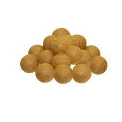 Girlanda Cottonbals żółte 16 lampek