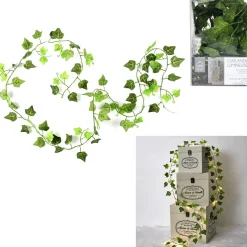 Girlanda LED sztuczna roślina