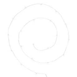 Girlanda 20mikro LED na baterie światło zimne