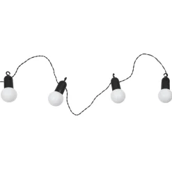 Girlanda ogrodowa żarówkowa 20 LED biała