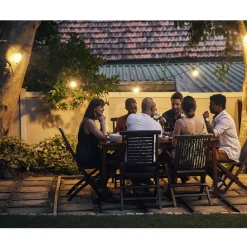 Girlanda ogrodowa żarówkowa 20 LED biała