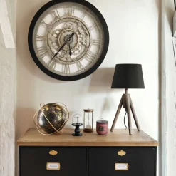 Globus dekoracja złoty/czarny