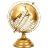 Globus metalowy złoty 28cm