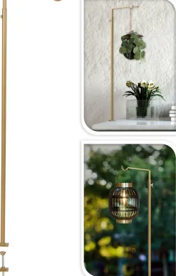 Haczyk na ozdoby do stołu złoty