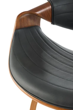 Hoker Analis PU czarny/orzechowy