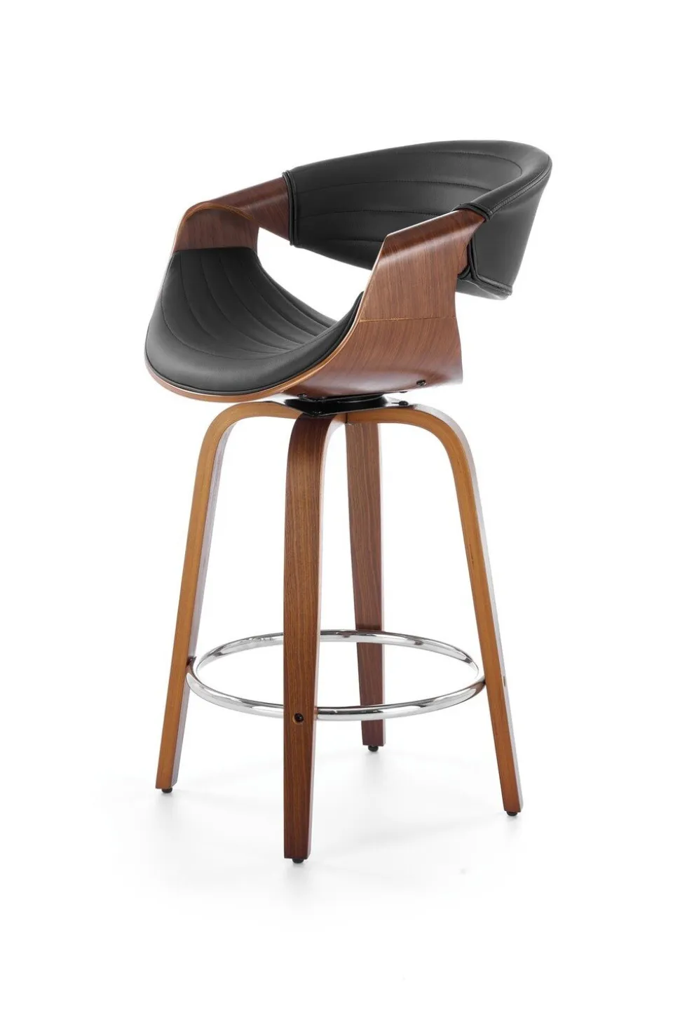 Hoker Analis PU czarny/orzechowy