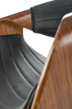 Hoker Analis PU czarny/orzechowy