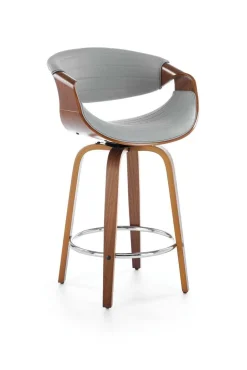 Hoker Analis PU popielaty/orzechowy