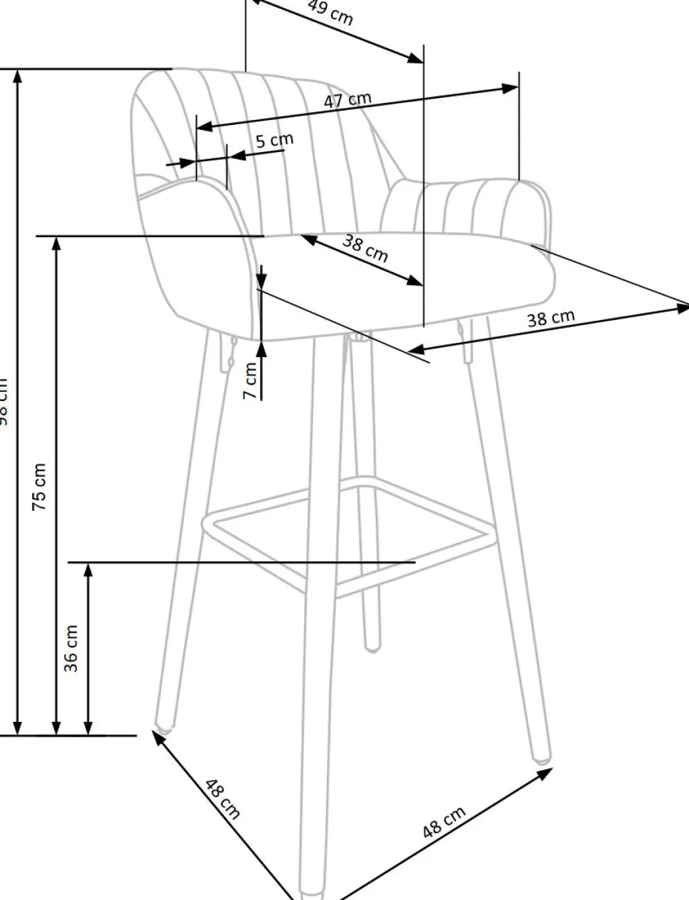 Hoker Emily szary ciemny