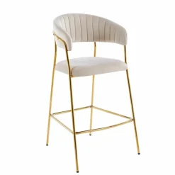 Hoker Glamour velvet beżowy/ złoty