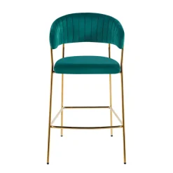 Hoker Glamour velvet zielony/ złoty