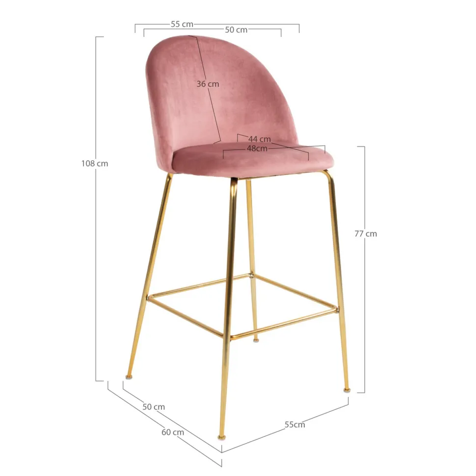 Hoker Lausanne różowy VIC/ złoty