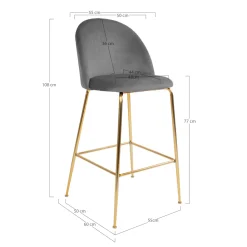 Hoker Lausanne szary VIC/ złoty