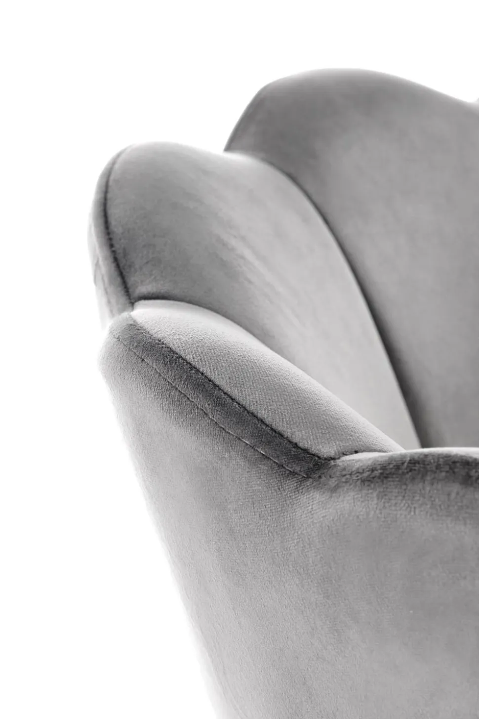 Hoker muszelka Florencja szary