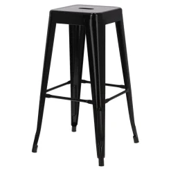 Hoker Paris 75cm. czarny insp. Tolix