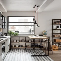 Hoker Paris 75cm. czarny insp. Tolix