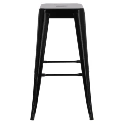 Hoker Paris 75cm. czarny insp. Tolix