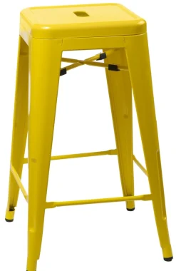 Hoker Paris 75cm. żółty insp. Tolix