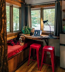 Hoker Paris 75cm. żółty insp. Tolix