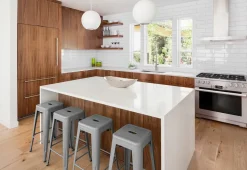 Hoker Paris 75cm. żółty insp. Tolix