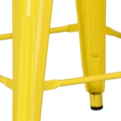 Hoker Paris 66cm żółty inspirowany Tolix