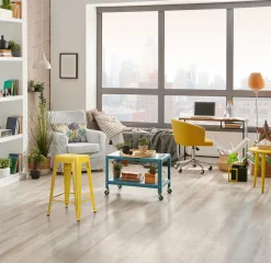 Hoker Paris 66cm żółty inspirowany Tolix