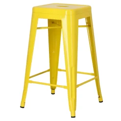 Hoker Paris 66cm żółty inspirowany Tolix