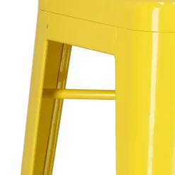 Hoker Paris 66cm żółty inspirowany Tolix