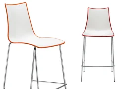 Hoker Zebra 65cm bicolore czerwony/       chrom