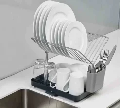 JJ - Ociekacz, suszarka do naczyń, grafitowo--szara, Y-RACK