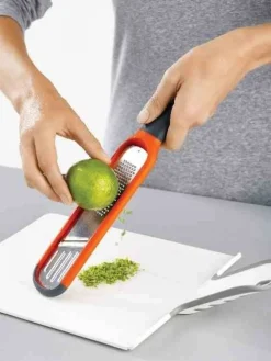 JJ - Tarka z plastrownikiem Handi-grate pomarańczowy/grafitowy