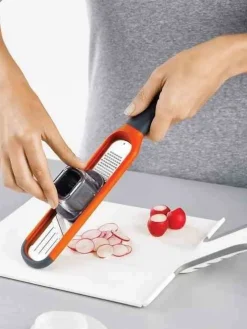 JJ - Tarka z plastrownikiem Handi-grate pomarańczowy/grafitowy