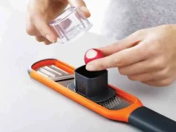 JJ - Tarka z plastrownikiem Handi-grate pomarańczowy/grafitowy