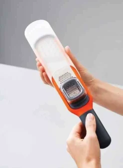 JJ - Tarka z plastrownikiem Handi-grate pomarańczowy/grafitowy