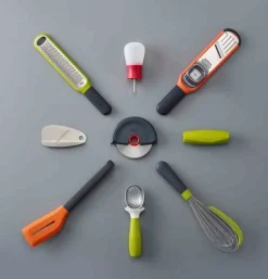 JJ - Tarka z plastrownikiem Handi-grate pomarańczowy/grafitowy