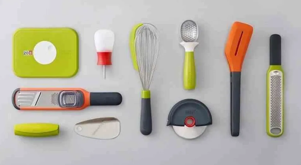 JJ - Tarka z plastrownikiem Handi-grate pomarańczowy/grafitowy