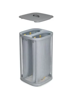 JJ-Kosz na pranie 60l. Tota szary