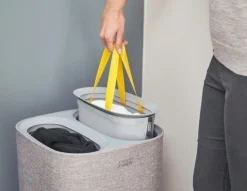 JJ-Kosz na pranie 60l. Tota szary