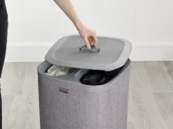 JJ-Kosz na pranie 60l. Tota szary