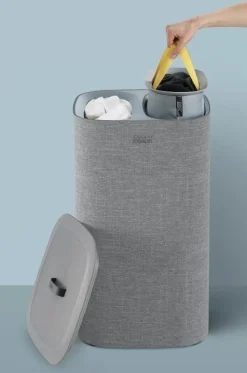 JJ-Kosz na pranie 60l. Tota szary