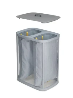 JJ-Kosz na pranie 90l. Tota szary