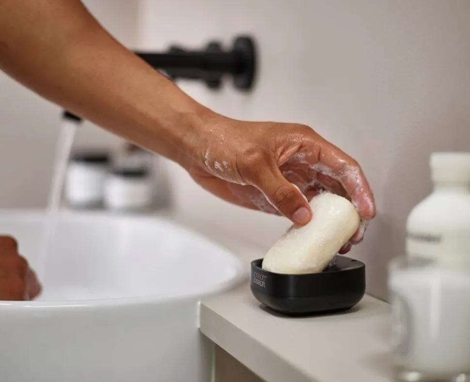 JJ-Mydelniczka kompaktowa Slim czarna