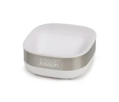 JJ-Mydelniczka Slim biała/srebrna