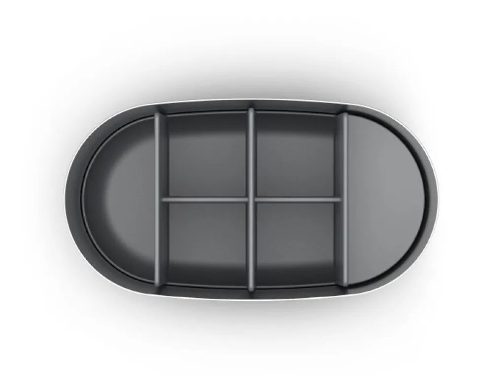 JJ-Organizer na szczoteczki L EasyStoreLuxe stalow