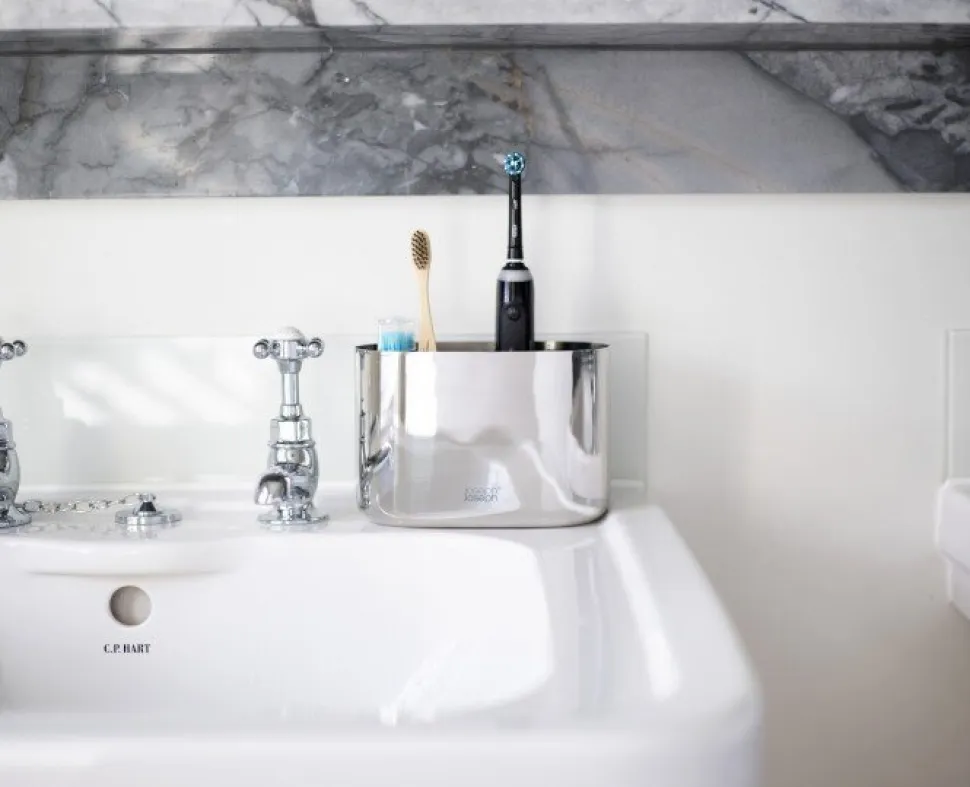 JJ-Organizer na szczoteczki L EasyStoreLuxe stalow