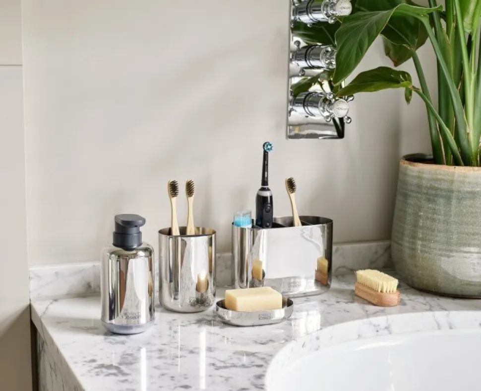 JJ-Organizer na szczoteczki L EasyStoreLuxe stalow