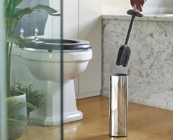 JJ-Szczotka toaletowa Flex 360 stalowa    ecru