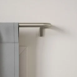 Karnisz Twilight podwójny 76-213cm nikiel do zasłon zaciemniających