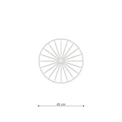 Kinkiet / Plafon SIRKEL 45 czarny